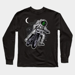 Astronaut Motorbike Ethereum Classic Crypto ETH Coin To The Moon Crypto Token Cryptocurrency Wallet Birthday Gift For Men Women Kids Long Sleeve T-Shirt